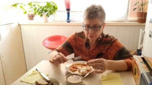 #Завтрак в России.Мой распорядок дня на сегодня.