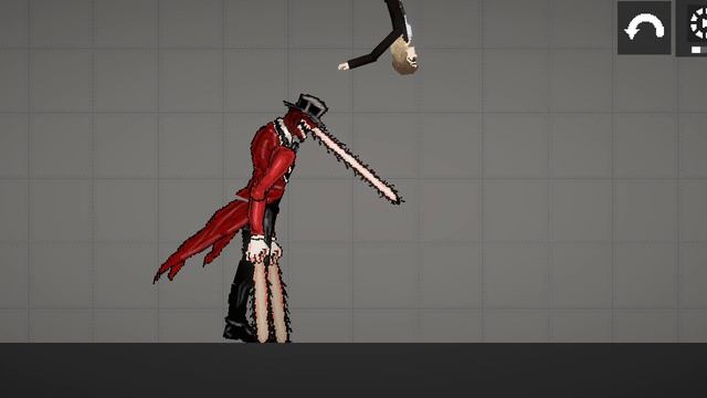 Tatum Evans VS Chainsew red Melon Sandbox Битвы