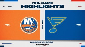 11.03.2026 | ОБЗОР МАТЧА | Сент-Луис Блюз - Нью-Йорк Айлендерс | Highlights