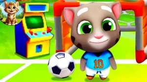 Том за золотом Мультик/Том-футболист забивает голы/Мультфильм про котёнка