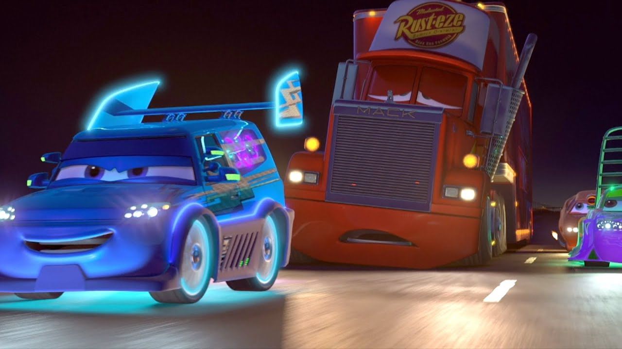 Мак потерял Молнию Маккуина отрывок из мультфильма Тачки 2006