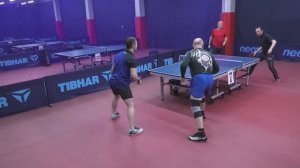 1/2 Латыпов/Михайлов (1041) - Михайлов/Новиков (1511) 09.03 настольный теннис Парный турнир