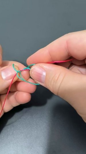 Очень простой способ связать две лески