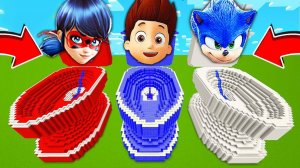 ВЫБЕРИ ПРАВИЛЬНЫЙ ТУАЛЕТ ЧТОБЫ ВЫЖИТЬ - ЩЕНЯЧИЙ ПАТРУЛЬ В МАЙНКРАФТЕ