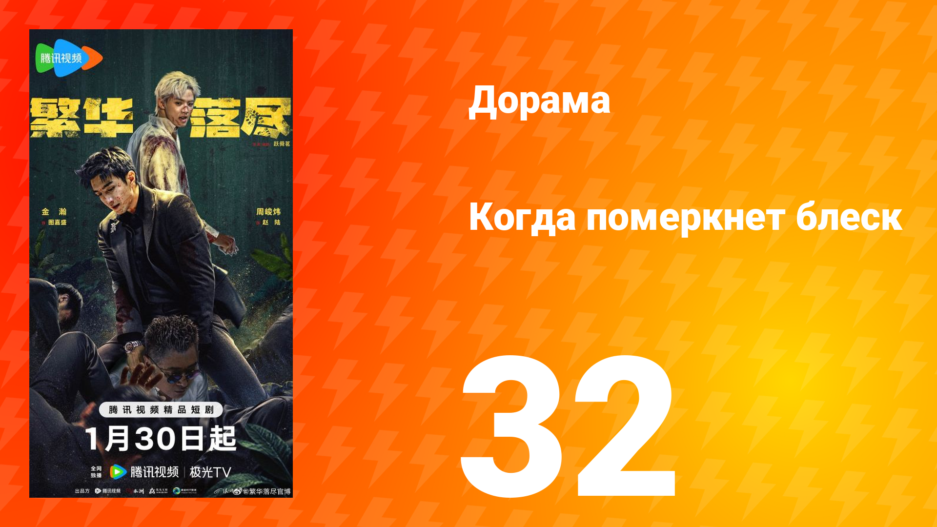 Когда померкнет блеск 32 серия