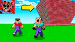 СПАСУТСЯ ЛИ 2 НУБИКА ГРИФЕРА ОТ ЦУНАМИ ИЗ ХАГГИ ВАГГИ В МАЙНКРАФТ