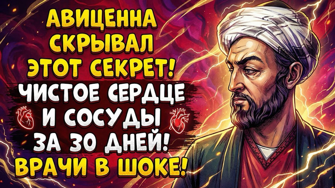 ВРАЧИ В ШОКЕ! Как АВИЦЕННА чистил сосуды БЕЗ ХИМИИ
