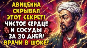 ВРАЧИ В ШОКЕ! Как АВИЦЕННА чистил сосуды БЕЗ ХИМИИ