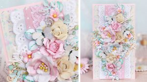 Открытка с цветами из фоамирана 🌸 Идеи бумажных открыток своими руками