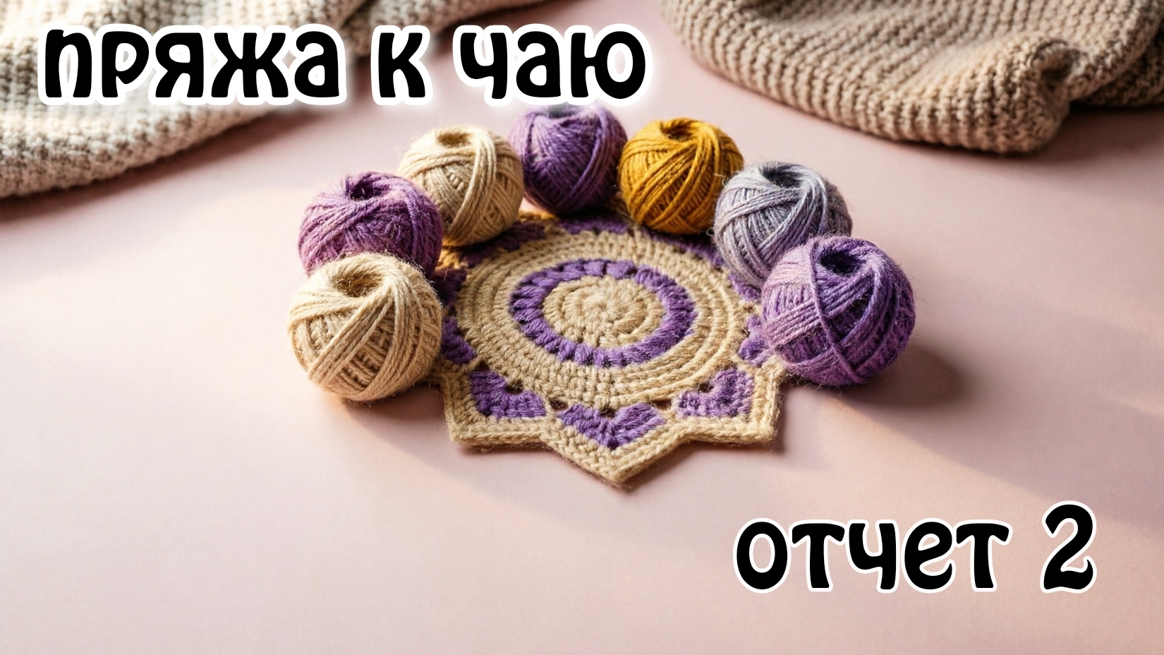 Пряжа к чаю, [отчет 2.] Процессы, недовязы, готовые работы. {16}