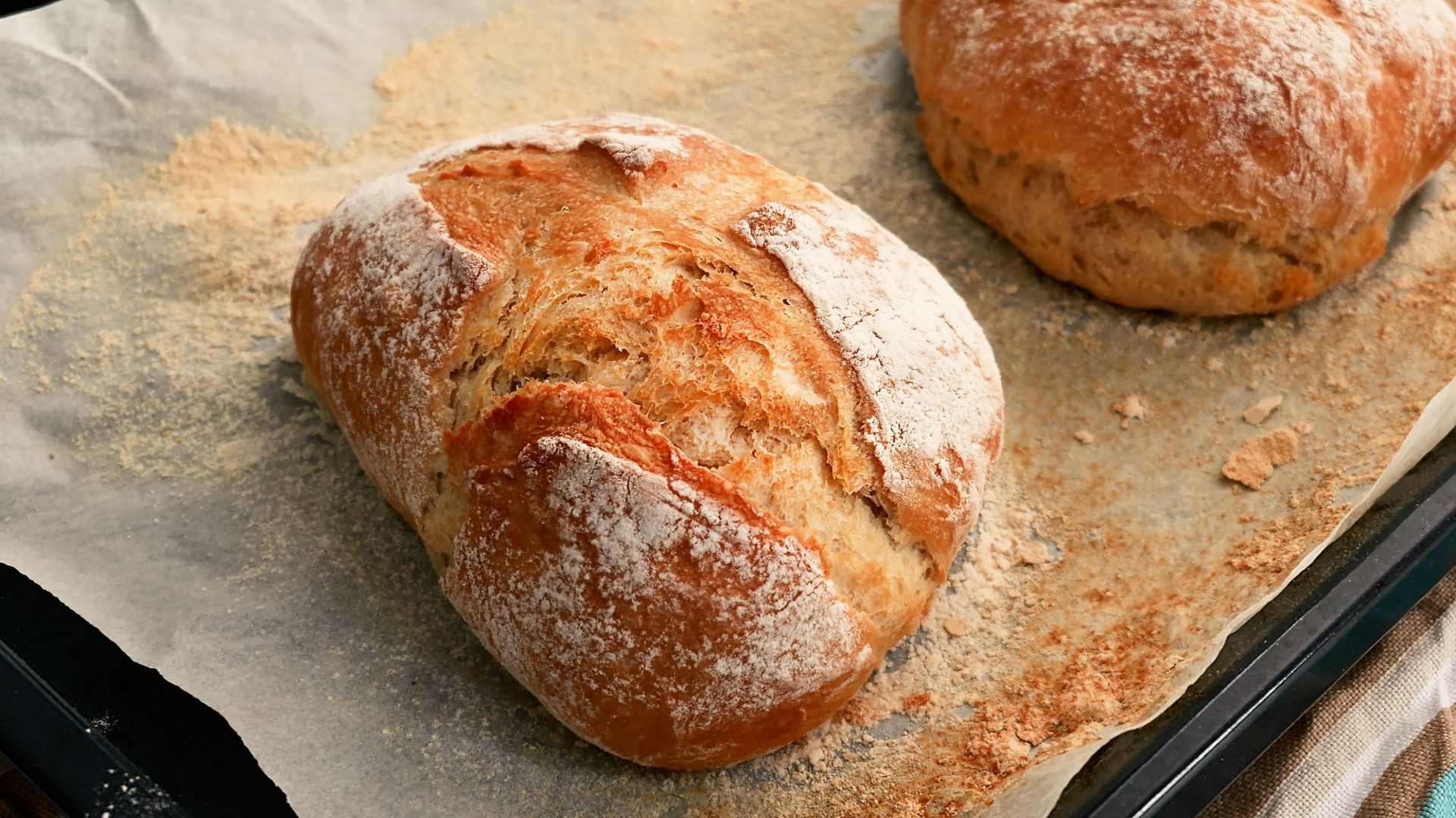 Хлеб без замеса! Всего 4 ингредиента для идеального хлеба.