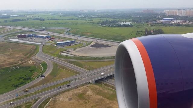 Artem S. Nemchinov - 2016-06-20 - Посадка Боинга-777-300ER а_к Аэрофлот в Москве (Шереметьево)