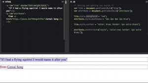 freeCodeCamp.org - 0209 - CSS styles in JavaScript (setting and getting)