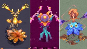 Все Душатитаны - Феесадный Фунгус, Крувьлафтовский Крокус, Фосфорный Флокс в My Singing Monsters