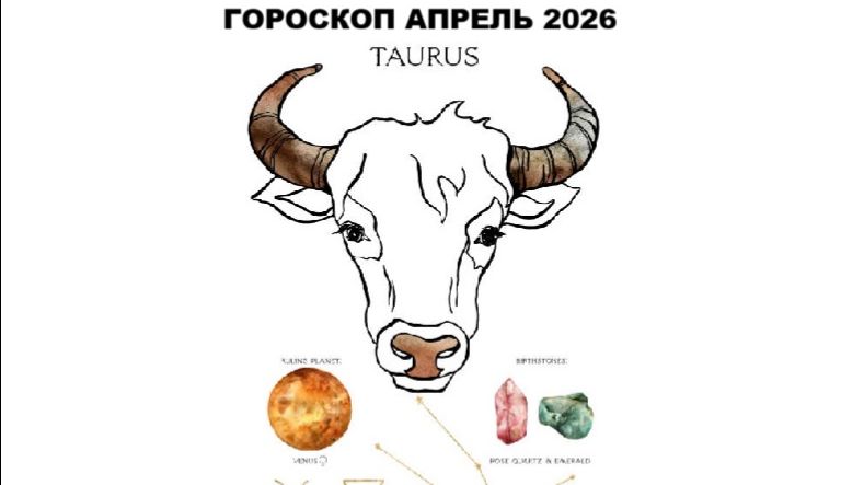 ТЕЛЕЦ - ГОРОСКОП НА АПРЕЛЬ 2026 ГОДА/ TAURUS - HOROSCOPE FOR APRIL 2026 #астропрогноз #тельцы #телец