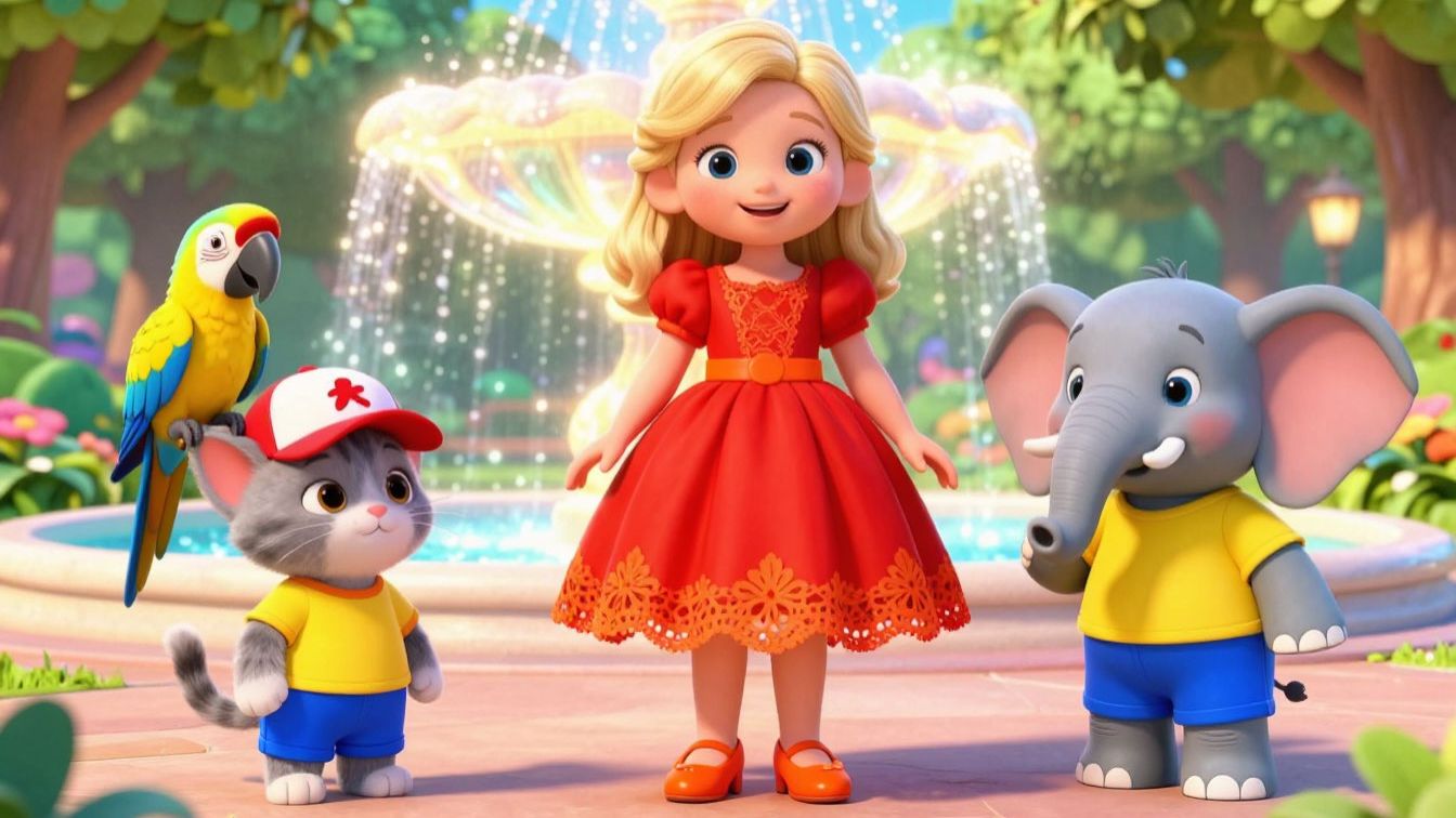 🌊МУЛЬТИК‑ПЕСЕНКА: ВОЛШЕБНЫЙ ФОНТАН | Развивающие детские песни и мультики