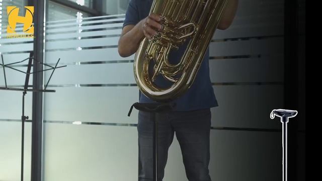 Hercules DS753BB Стойка для тубы напольная с чехлом