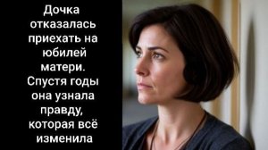 Дочка отказывается приехать на юбилей матери. История из жизни