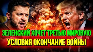 ЗЕЛЕНСКИЙ ХОЧЕТ ТРЕТЬЮ МИРОВУЮ / ТАМИР ШЕЙХ. новости сводки