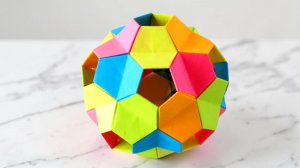 Бумажный шар оригами