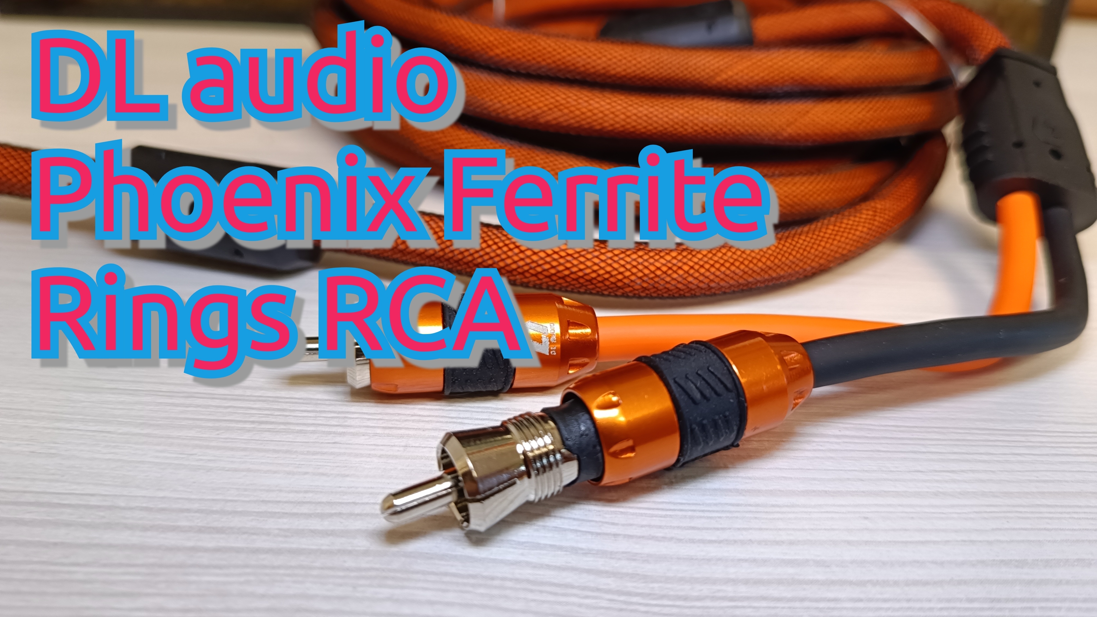 DL audio Phoenix Ferrite Rings RCA