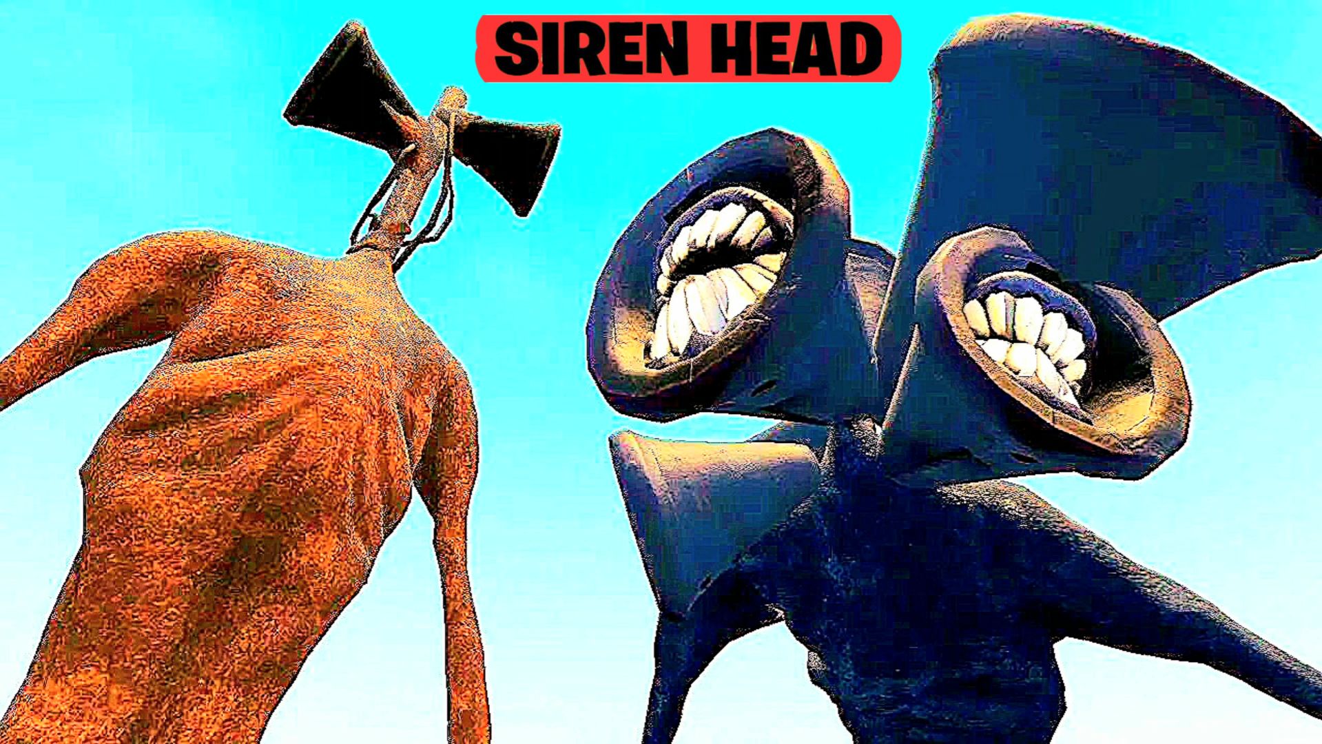 📢 СИРЕНОГОЛОВЫЙ 📢 - БИТВА ТИТАНОВ. Siren Head VS Dark Siren Head.
