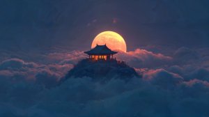 Мягкий дождь над облаками 🌧 | 2 часа звуков дождя для сна, расслабляющий эмбиент