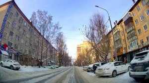 Зимняя Тюмень, 1 февраля 2026: городская поездка с видеорегистратора | 70mai Dash Cam Pro