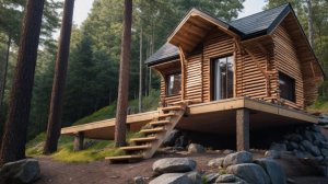 Я построил дом из старых поддонов своими руками.