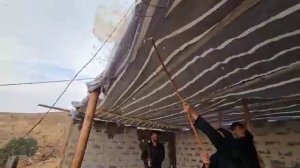 Дом кочевой семьи .