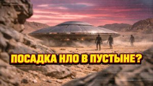 Старое видео показало посадку НЛО в пустыне на Ближнем Востоке