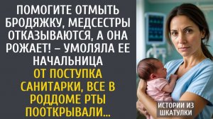 Истории из жизни Помогите отмыть бродяжку, медсестры отказываются, она рожает! – умоляла начальница…