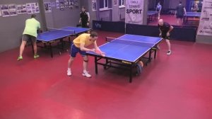 I ф. Садовников И. (666) - Жураковский А. (590) 10.03 настольный теннис Малиновый 400+ турнир