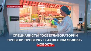 Специалисты Госветлаборатории провели проверку пищевой продукции в «Большом Яблоке»