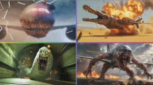 ЗАРАЖЕННАЯ СКАЙ Против ПАРОВОЗИКА ТОМАСА 🚂 Хоррор Тайлс Хоп |  Sky vs Thomas EXE vs Crocodilo