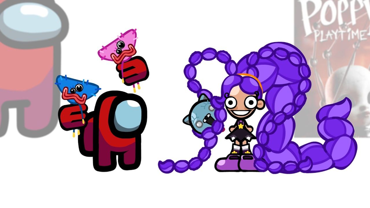 Амонгус Против Персонажей Poppy Playtime Глава 5