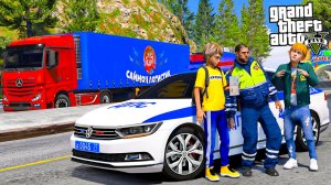 ОПЕРСКАЯ ЕЗДА В GTA 5 - МЕНТЫ ОСТАНОВИЛИ НАС НА ФУРАХ! ДАЛЬНОБОЙЩИКИ НАВОДЯТ СУЕТУ ПО ТРАССЕ 🌊ВОТЕР