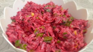 Повседневный салат из свеклы