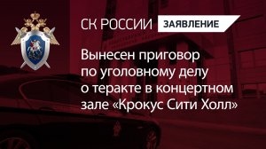 Вынесен приговор по уголовному делу о теракте в концертном зале «Крокус Сити Холл»