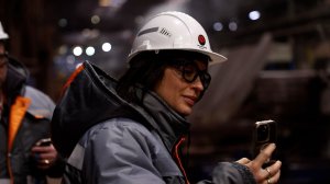 Вместо утреннего эфира – на Уральскую Сталь. Ирина Муромцева стала гостем города металлургов