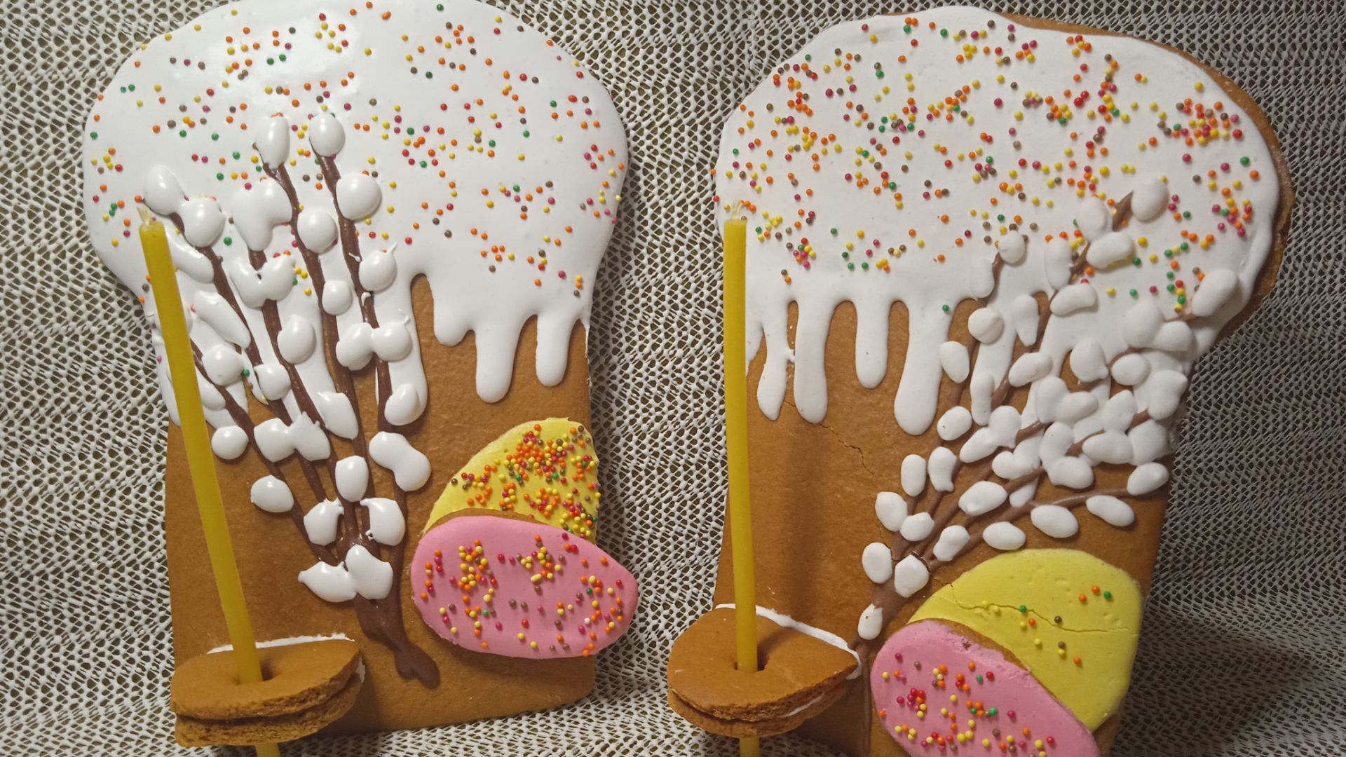 ЛУЧШАЯ ГЛАЗУРЬ ДЛЯ КУЛИЧА + БОНУС - ПРЯНИЧНЫЕ ДЕРЖАТЕЛИ ДЛЯ СВЕЧЕЙ