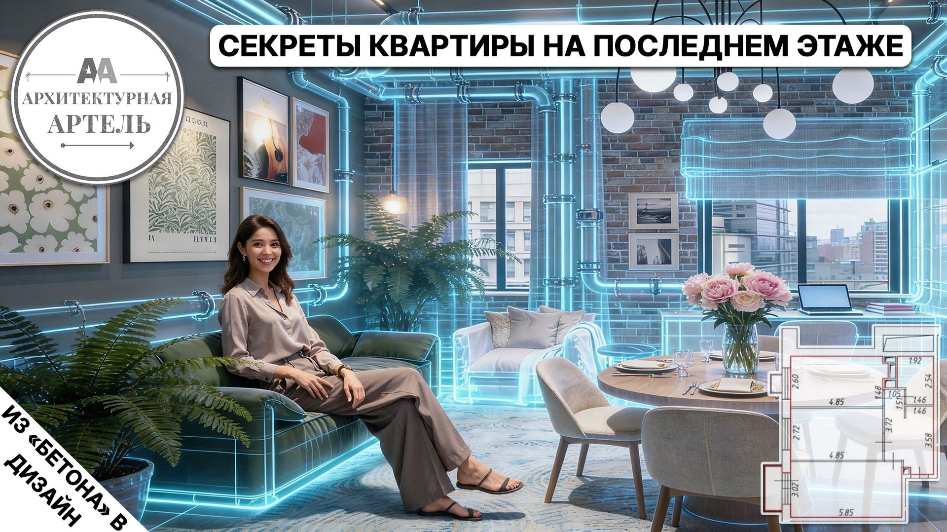 Как сделать дизайн проект квартиры? Реальный пример ЖК "Легендарный" #dvaa #ремонт#планировка