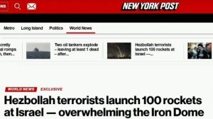 ‼️🇮🇱🇮🇷«Железный купол» Израиля не справился с массированным ракетным ударом «Хезболлы», — New Yo