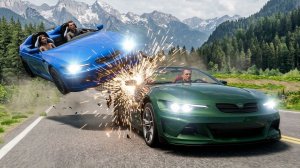 BeamNG Drive - Аварии на высокой скорости