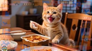 Отважный кот вызволил из снежного плена двух котят-сирот... И тут произошло настоящее чудо