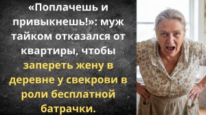 Поплачешь и привыкнешь: подлый сюрприз мужа | Истории из жизни