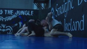 Конор готовится наказывать в партере.