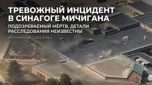 Инцидент у синагоги в Мичигане: подозреваемый в нападении погиб