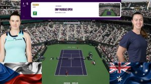 (14) 🇨🇿Линда Носкова - (Q) 🇦🇺Талия Гибсон