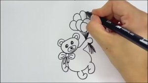 Мультик для детей и малышей . Раскраска . Залипательное видео .